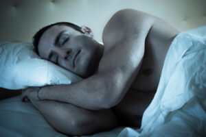 Counselling helped this man with chronic sleep problems.