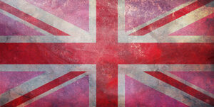 Image of a Pink Union Jack Flag