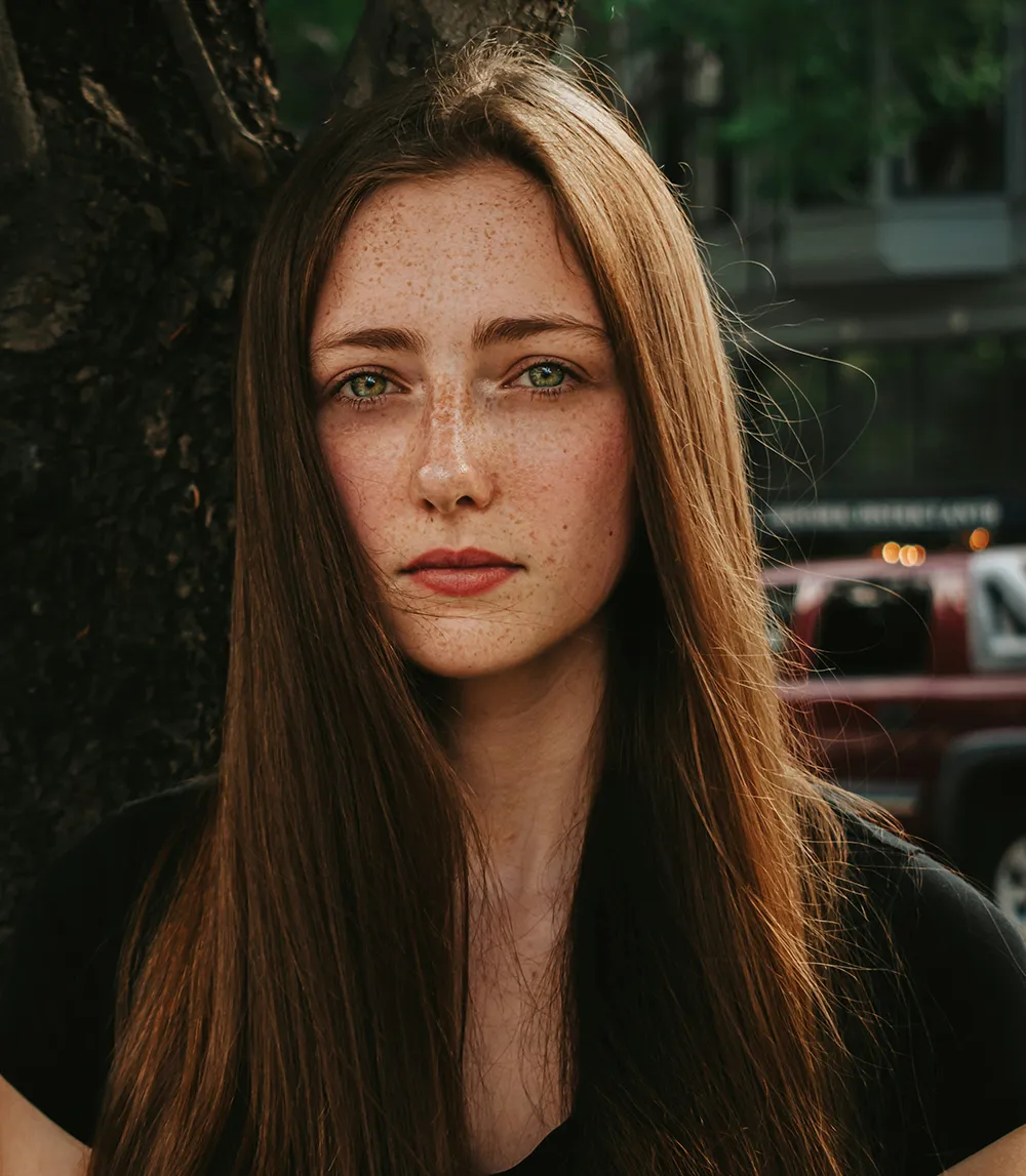 young female looking for therapy